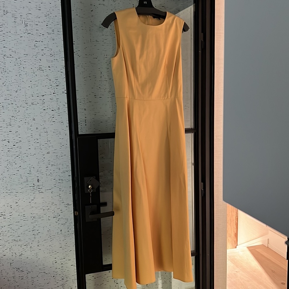 Theory sleeveless cotton dress